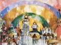 nebozvon skybell 1919 Aristarkh Vasilevich Lentulov cubisme résumé